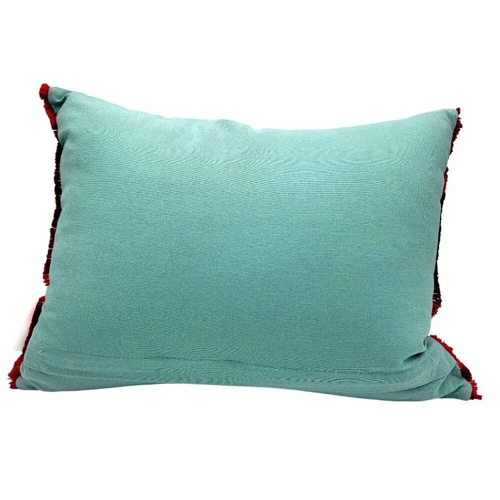 Tommy Bahama Christmas Beach Pillow 12x16 Santa & Mrs. Claus Coastal Design With